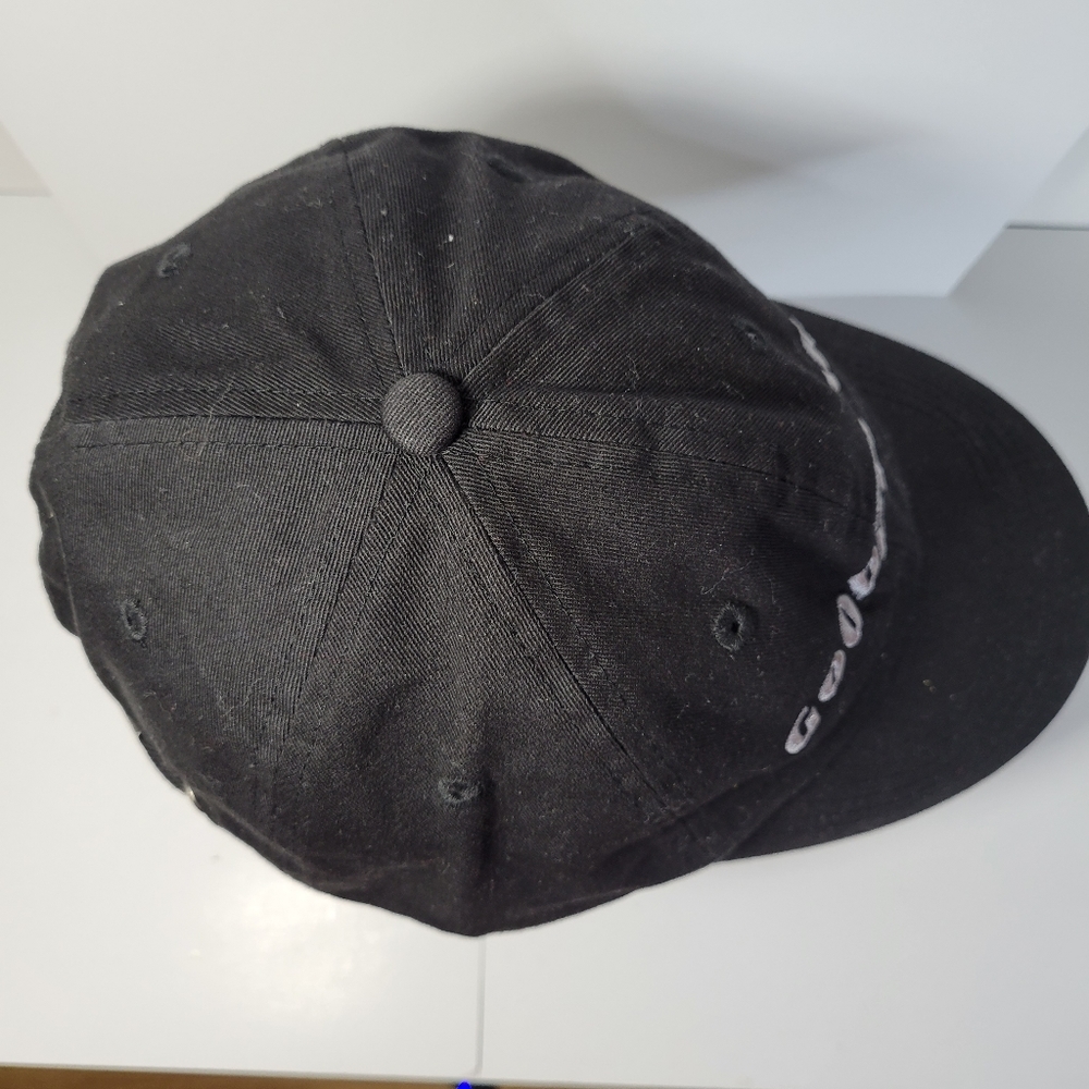 Mens K-Products Black Goodyear Adjustable Baseball Hat - Picture 6 of 8